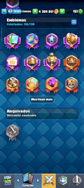 [ PREMIUM ] CONTA CLASH ROYALE I FULL ACESSO
