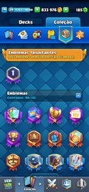 [ BÁSICA ] CONTA CLASH ROYALE | CONTA FULL ACESSO - PERMANENTE